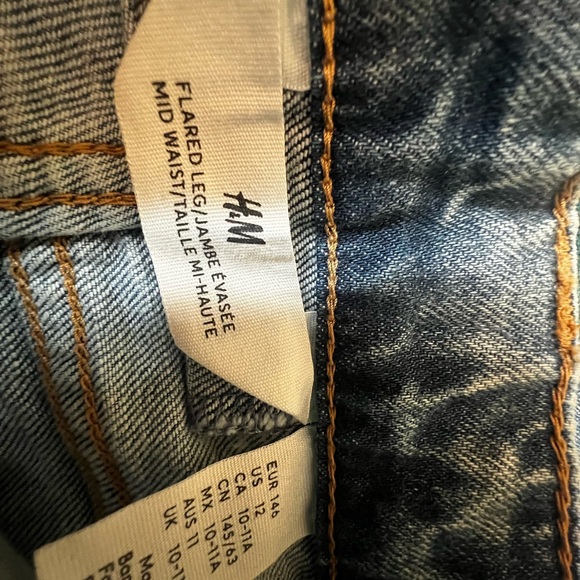 H&M Women's Wide Leg Jeans in Light Blue - Picture 7 of 8